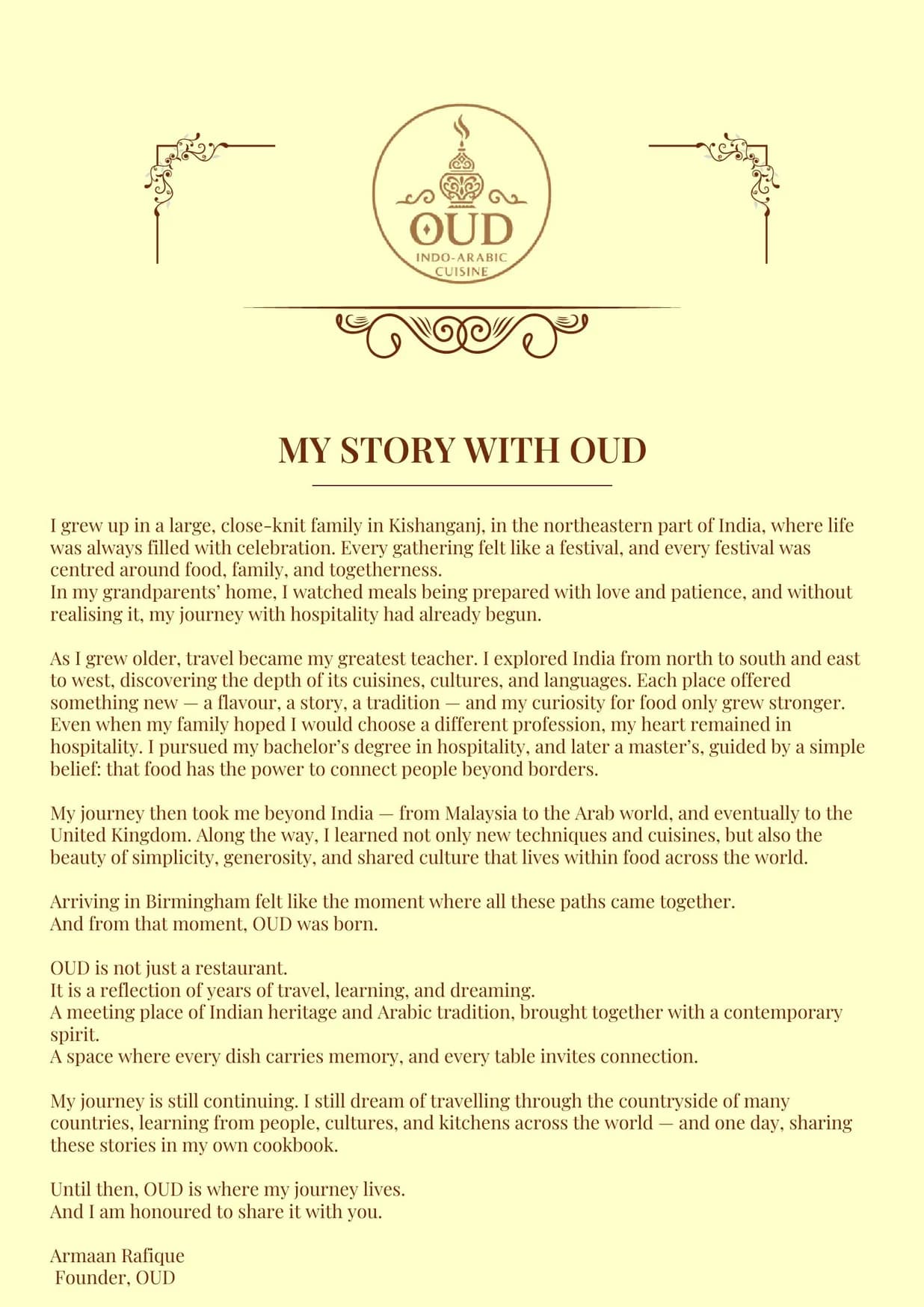 Oud menu, page 1
