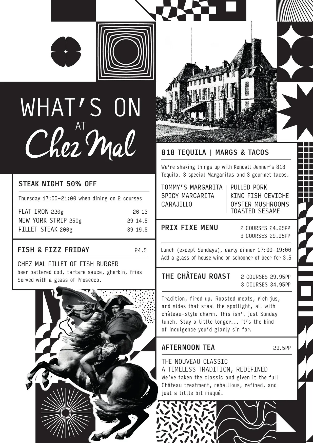 Chez Mal Birmingham menu, page 5