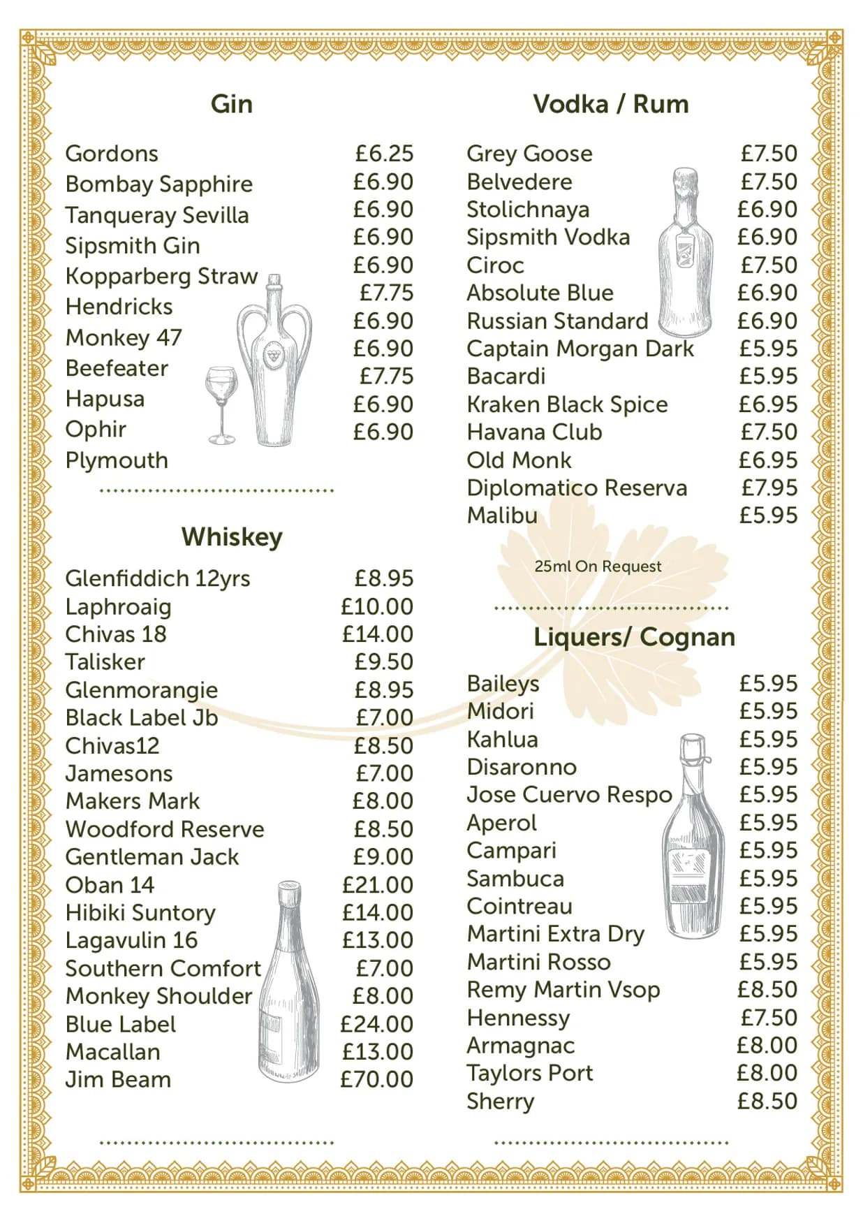 Cilantro Putney menu, page 3