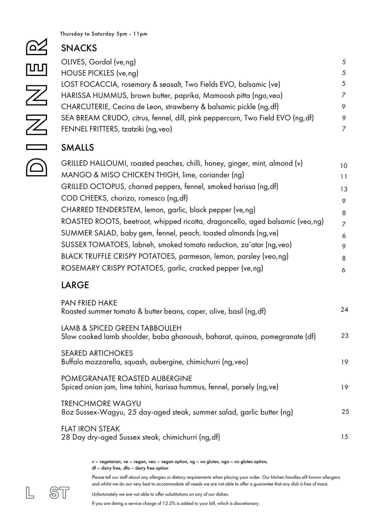 Lost in the Lanes menu, page 1