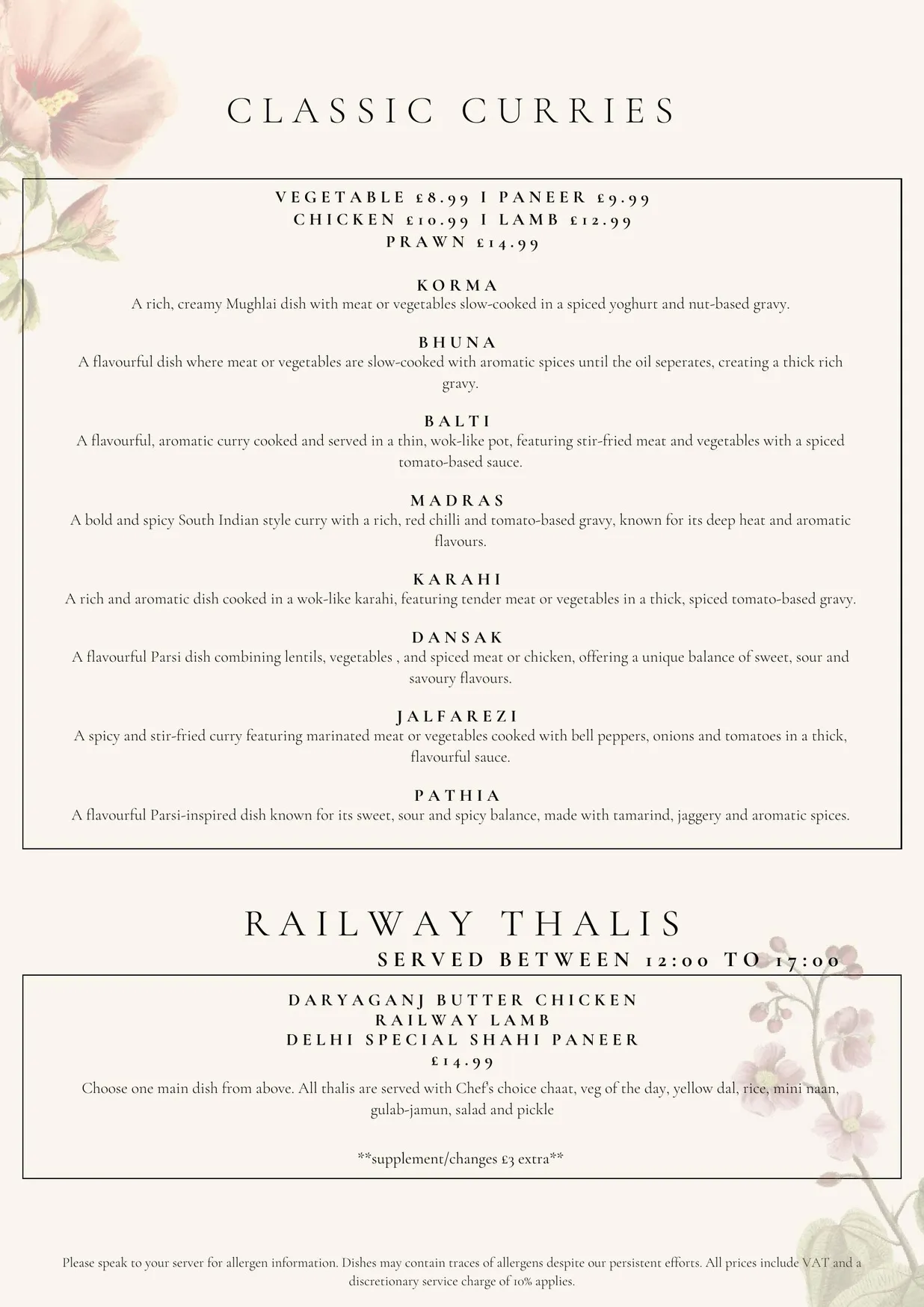 Chor Bazaarr Restaurant & Bar menu, page 14