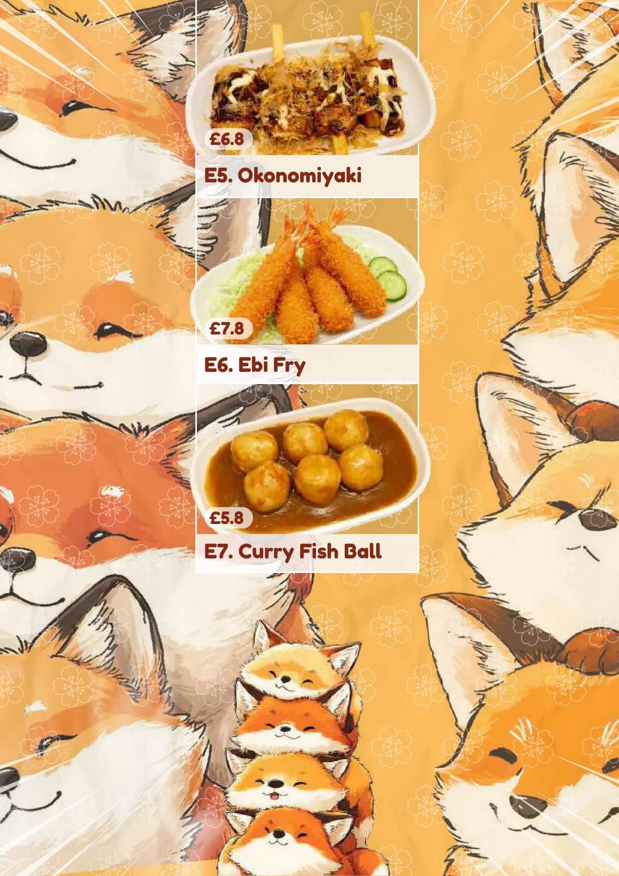Gyo Curry menu, page 13