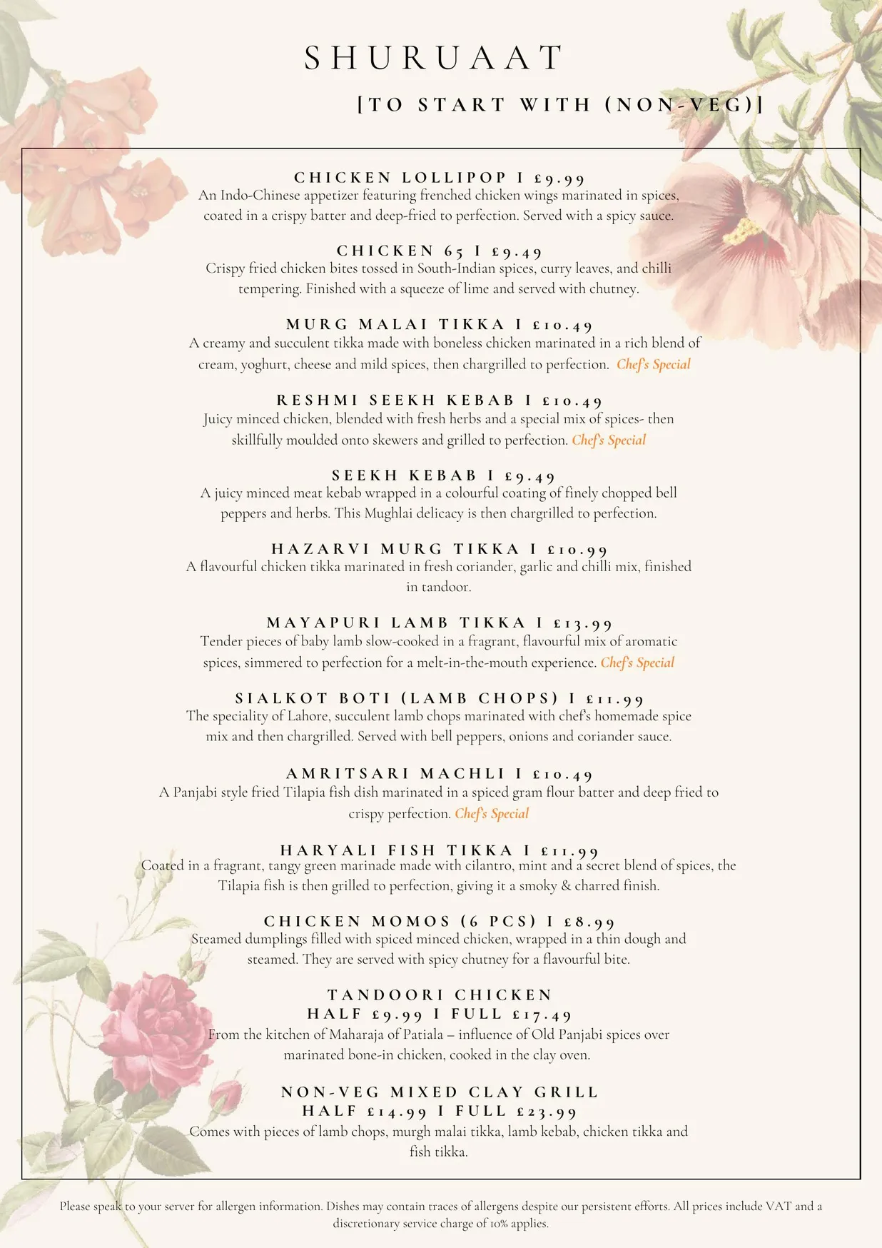 Chor Bazaarr Restaurant & Bar menu, page 9