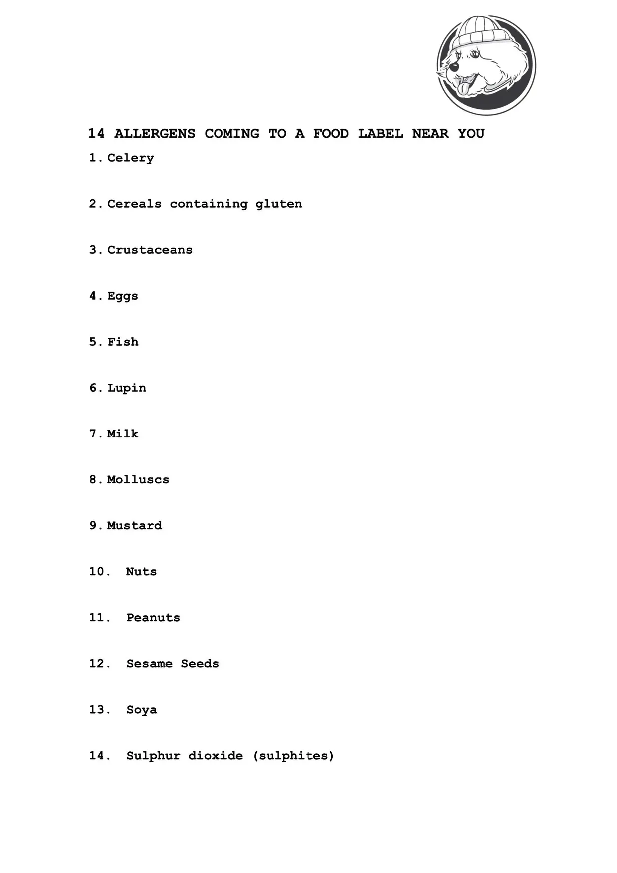 La Tapa Loca menu, page 20