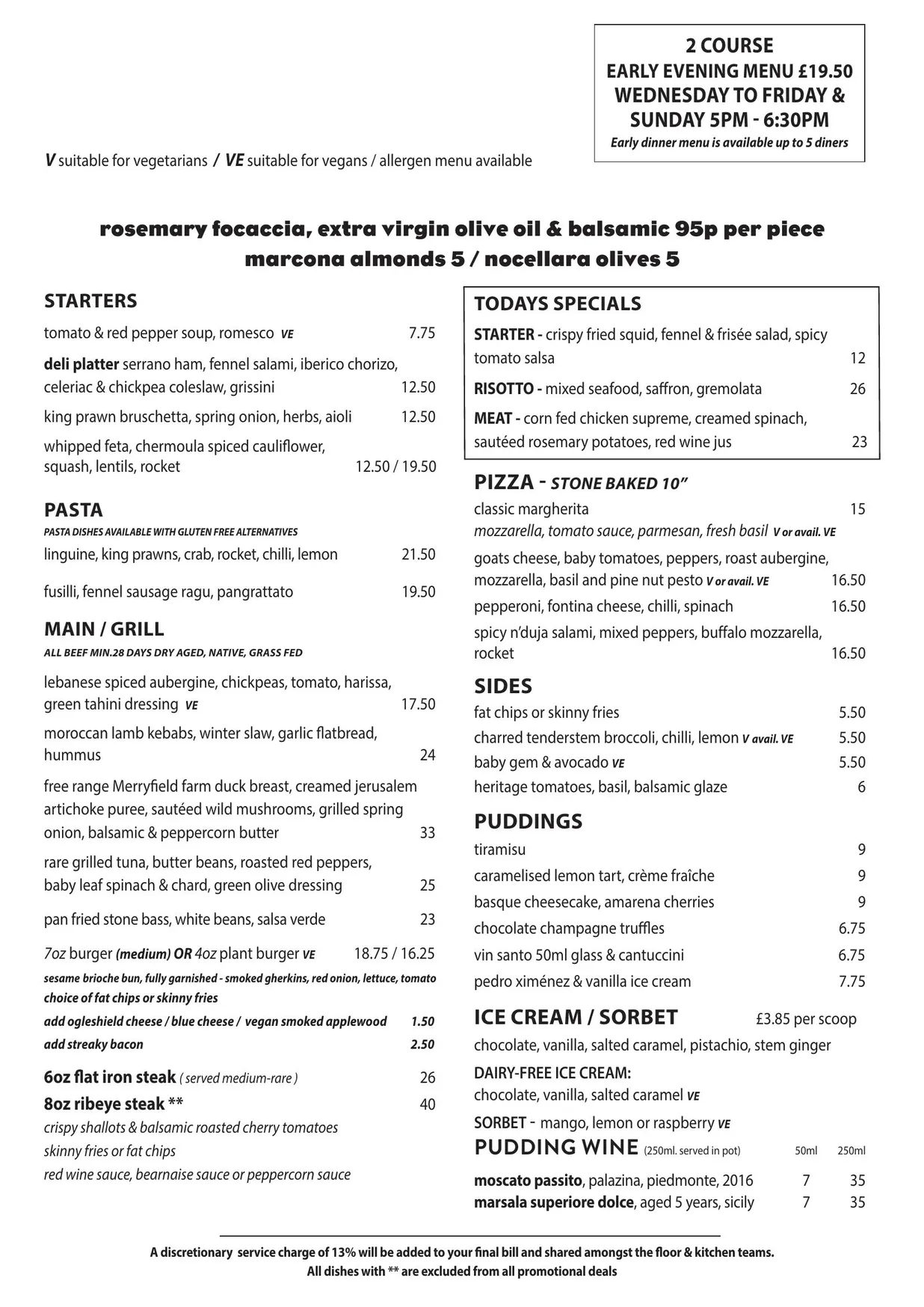 Branca menu, page 3