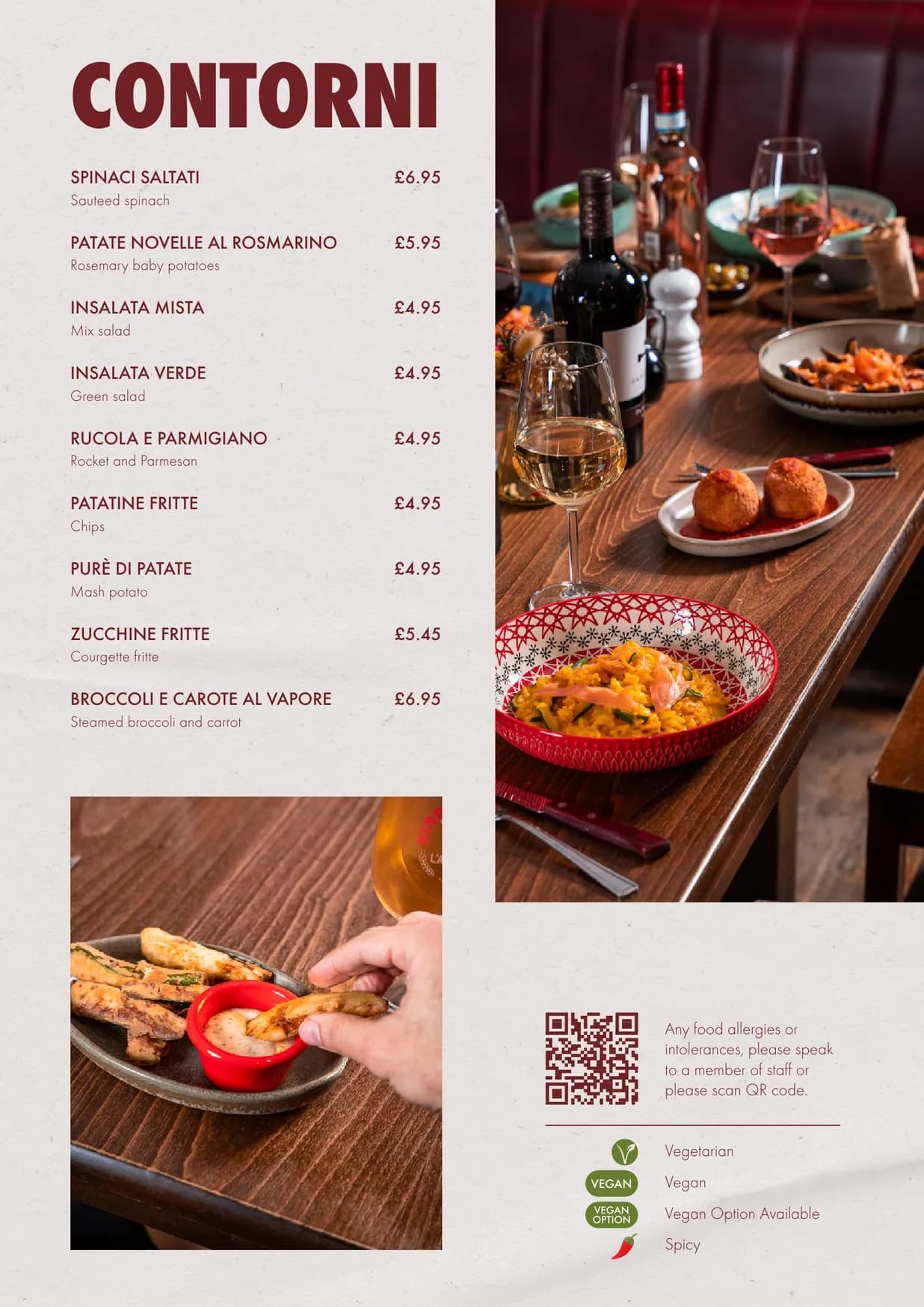 La Divina menu, page 7