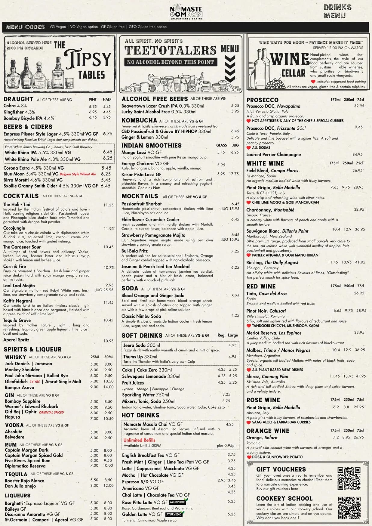 Omnom menu, page 2