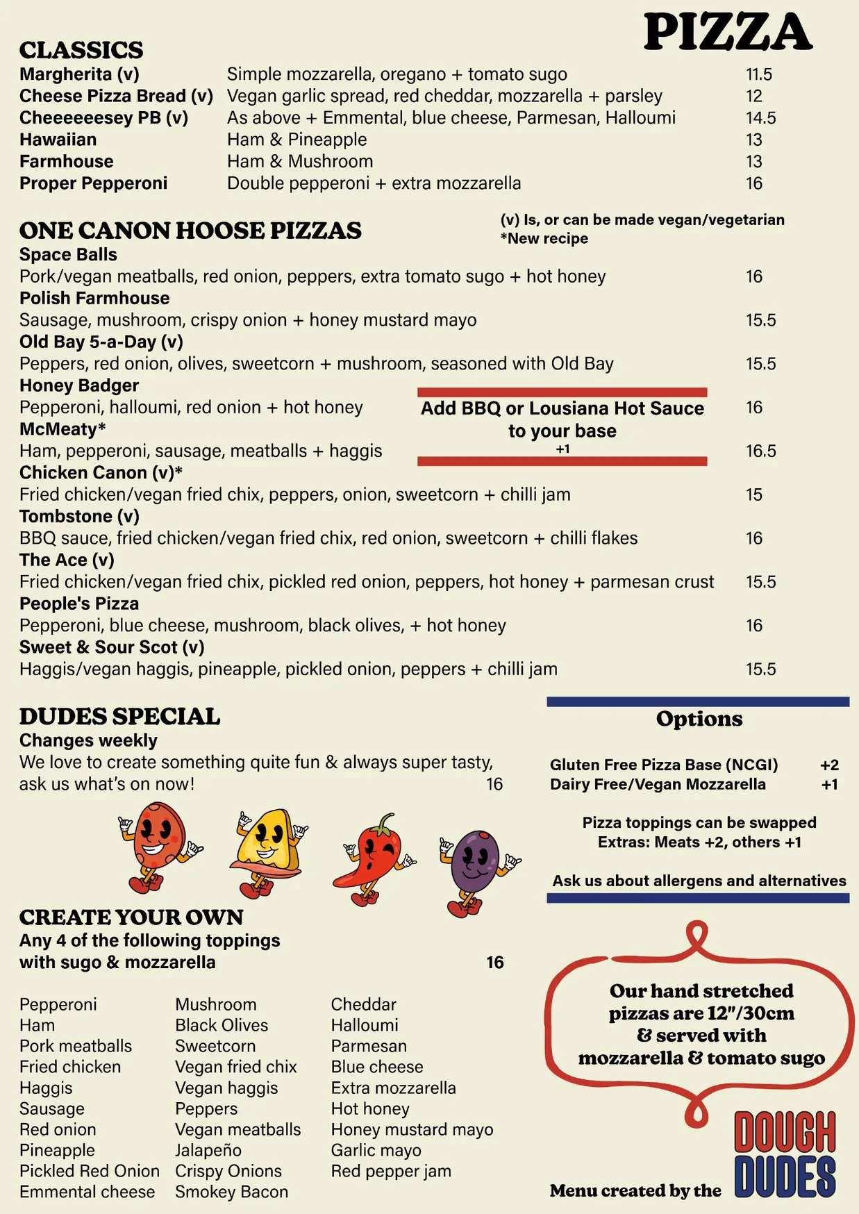 One Canon menu, page 2