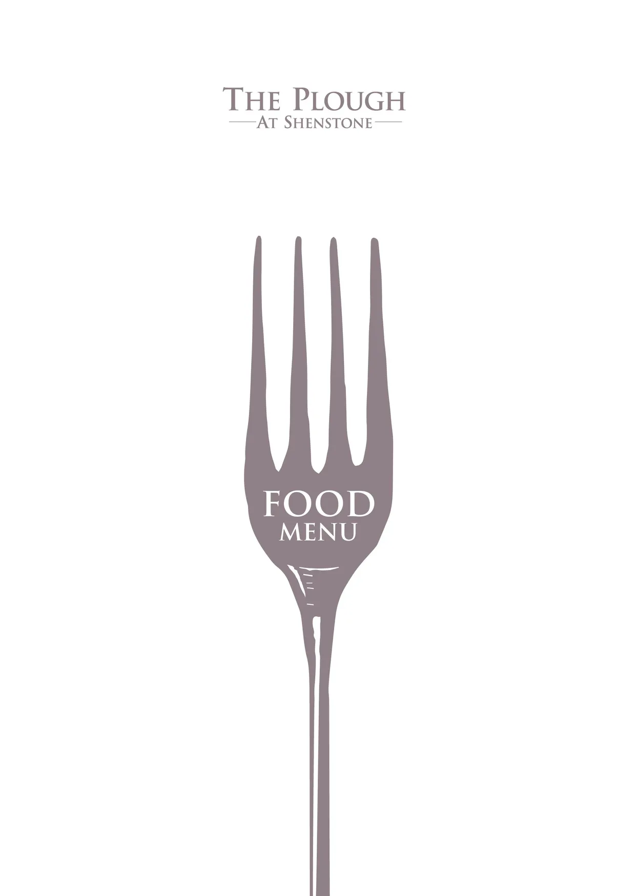 The Plough at Shenstone menu, page 1