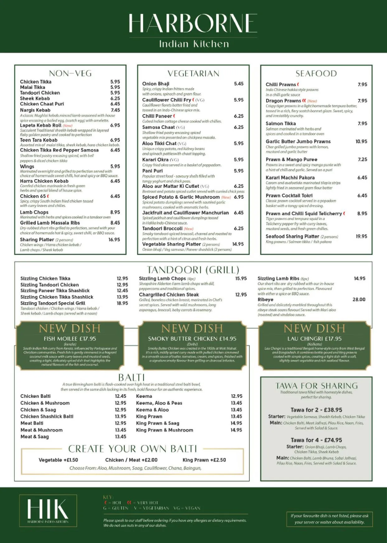 HIK menu, page 2