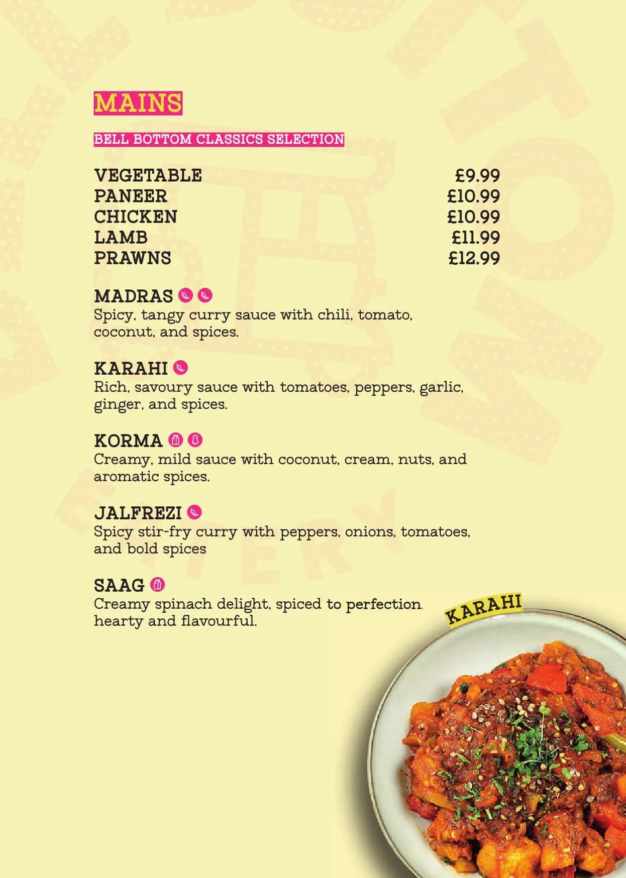 Bell Bottom Eatery menu, page 17