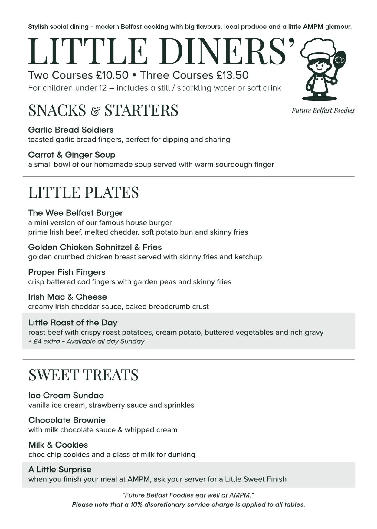 AMPM Restaurant menu, page 8