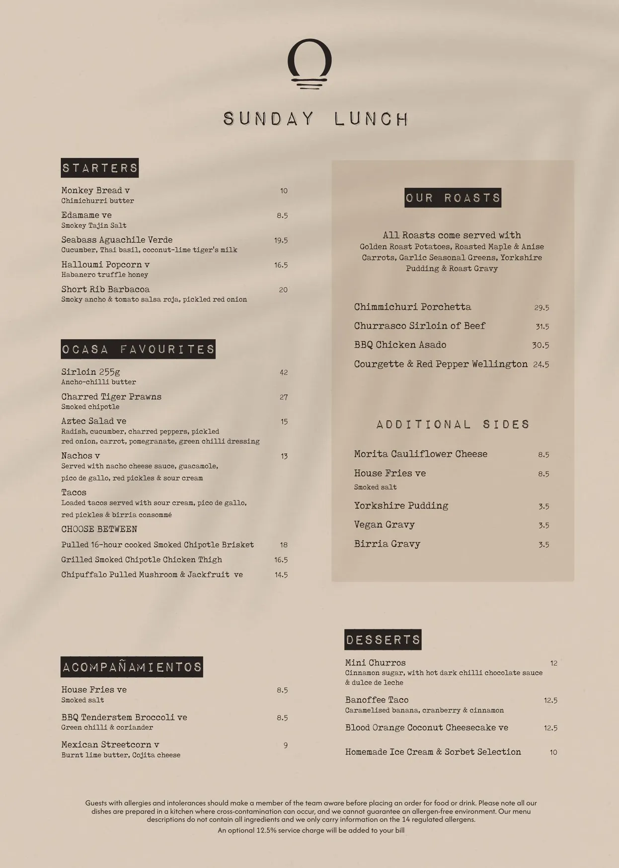 Ocasa menu, page 4