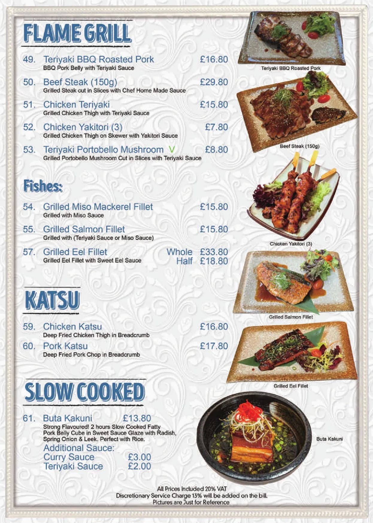 Nazuki Garden menu, page 4