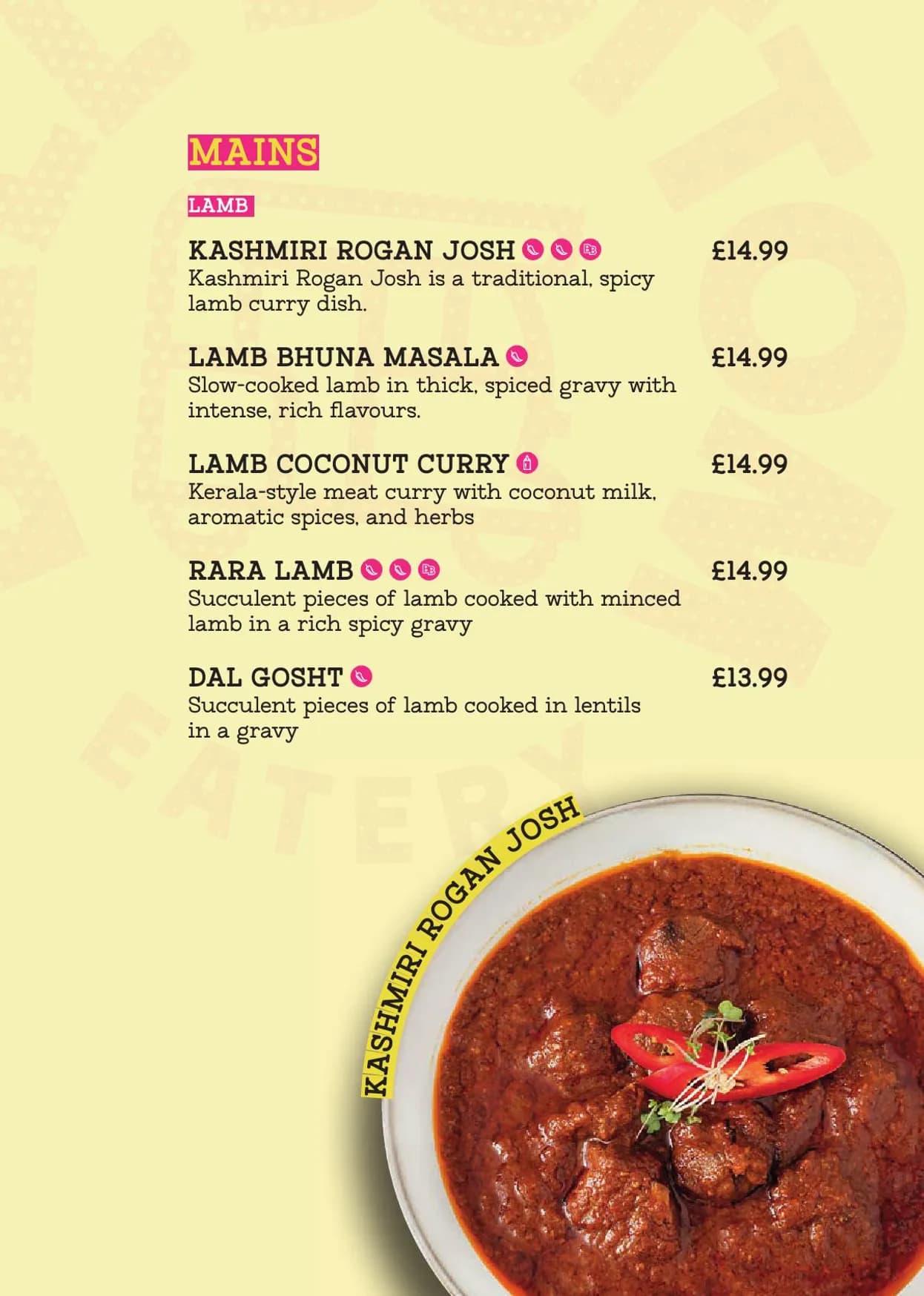 Bell Bottom Eatery menu, page 14
