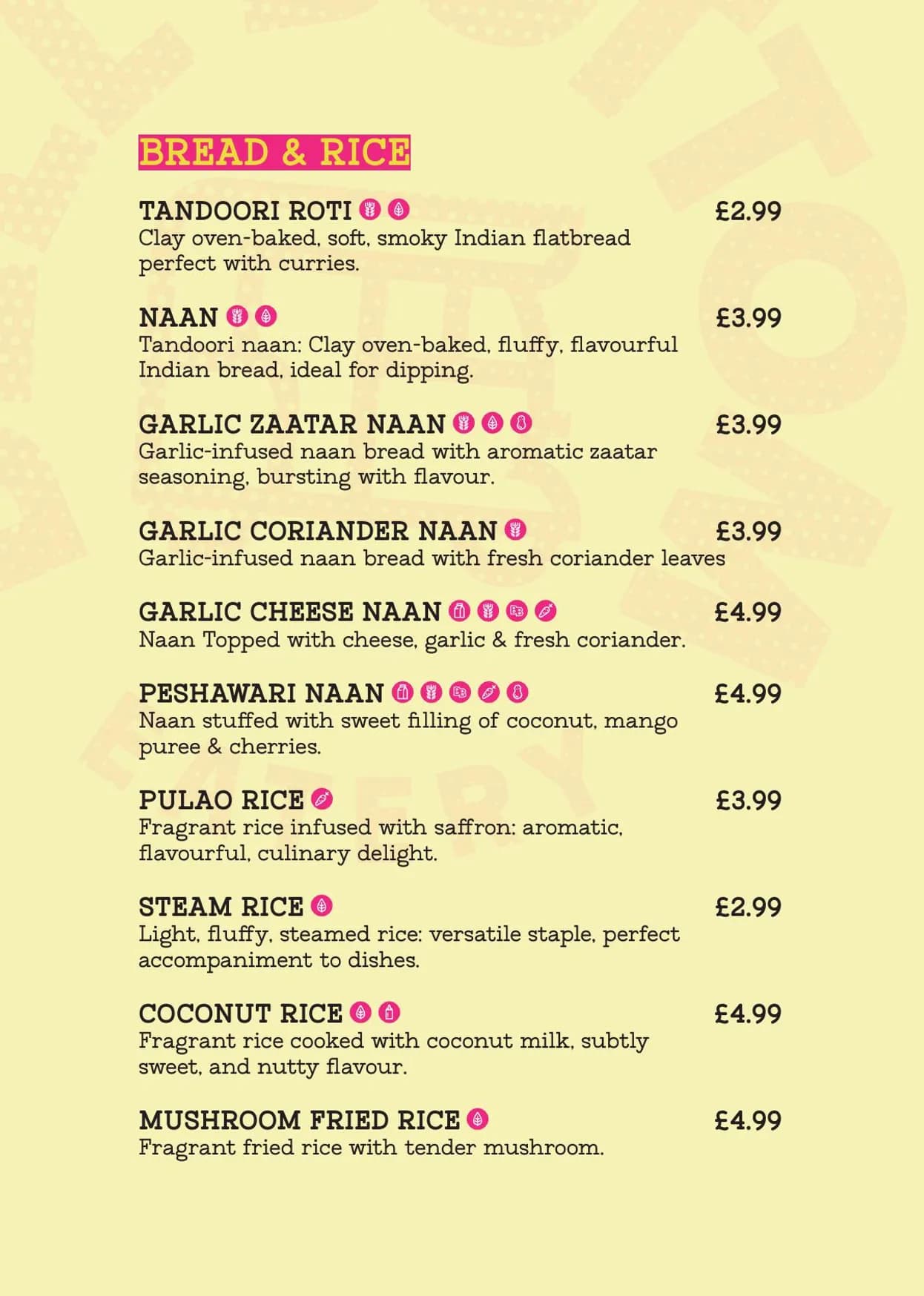 Bell Bottom Eatery menu, page 22
