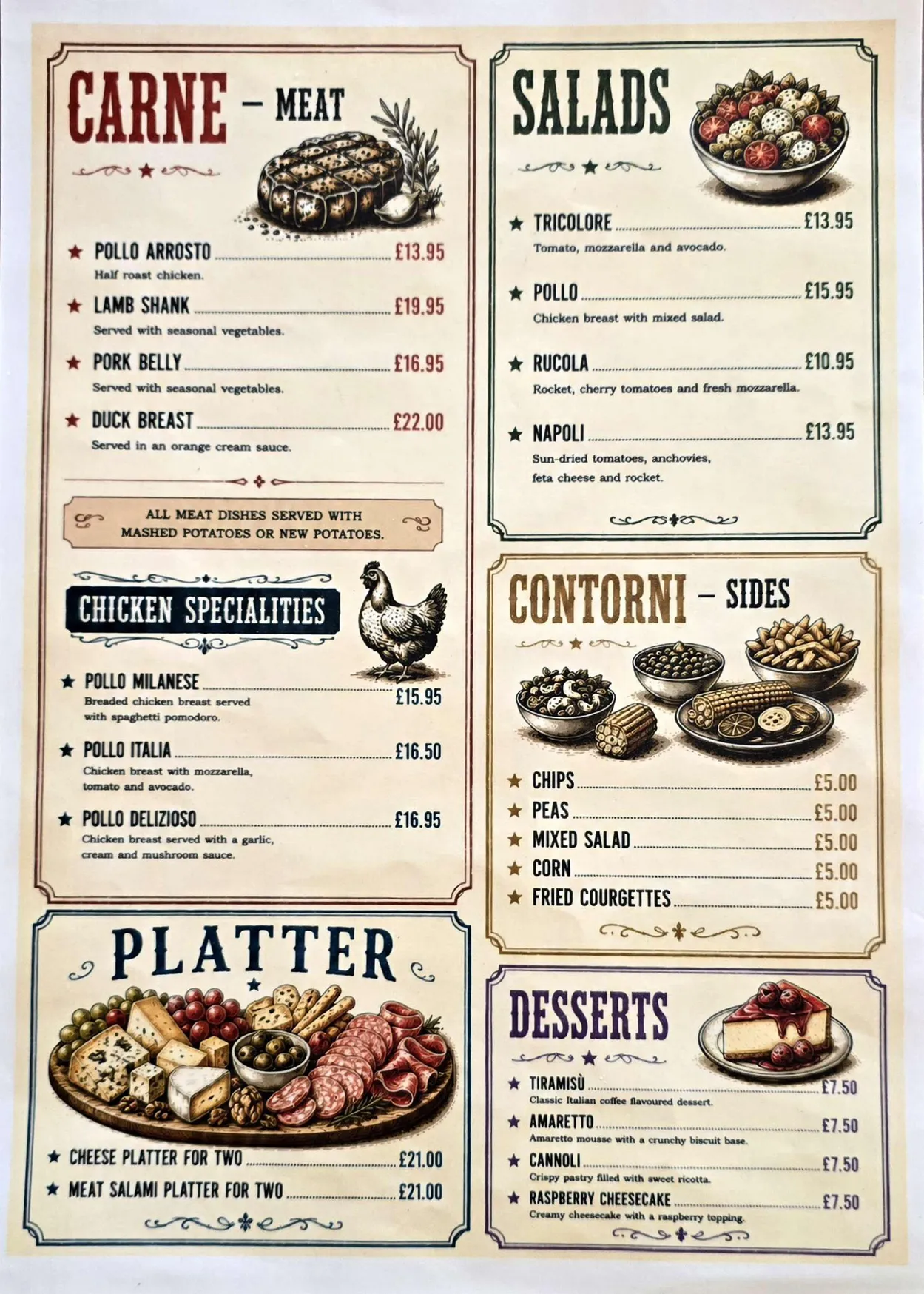 Delizioso menu, page 2