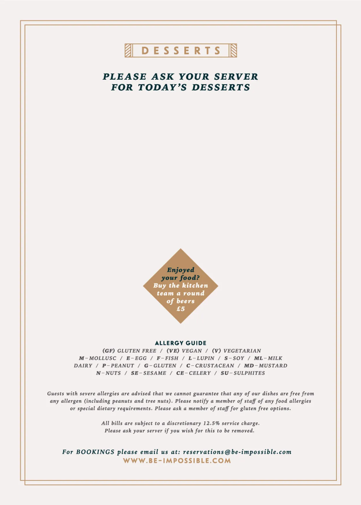 Impossible menu, page 10