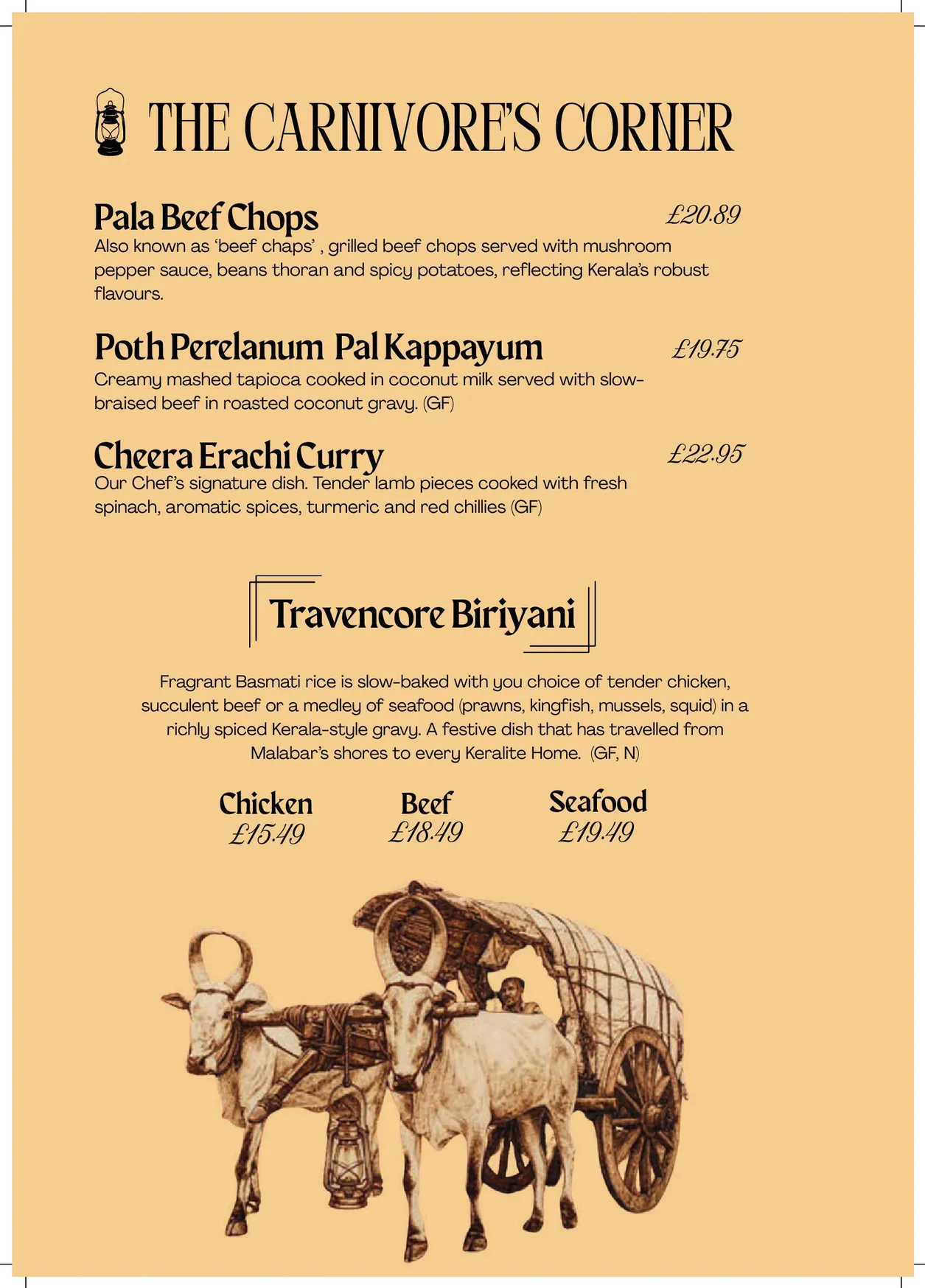 Kayal menu, page 12
