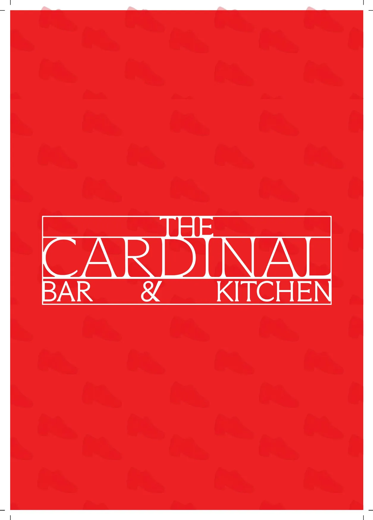 The Cardinal Bar and Kitchen menu, page 2