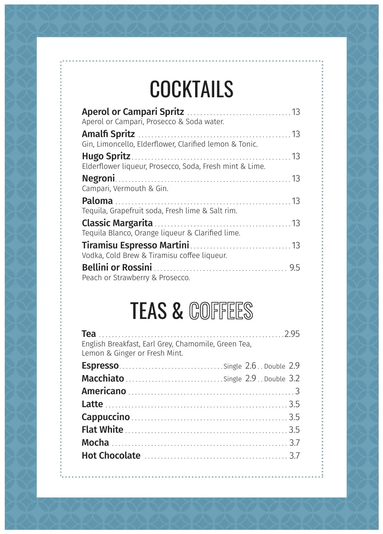 Remoli Ealing Broadway menu, page 5