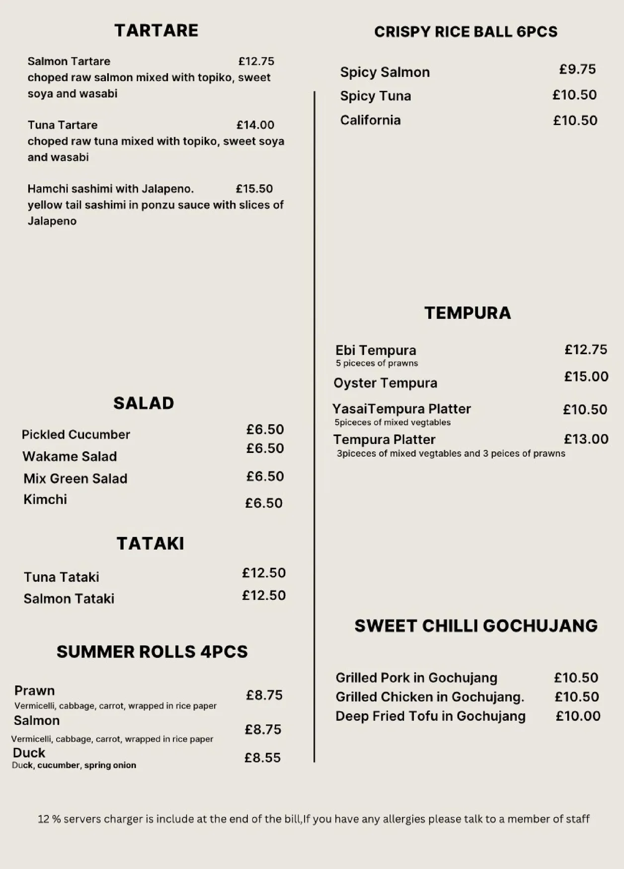 Doumo Great Portland Street menu, page 5
