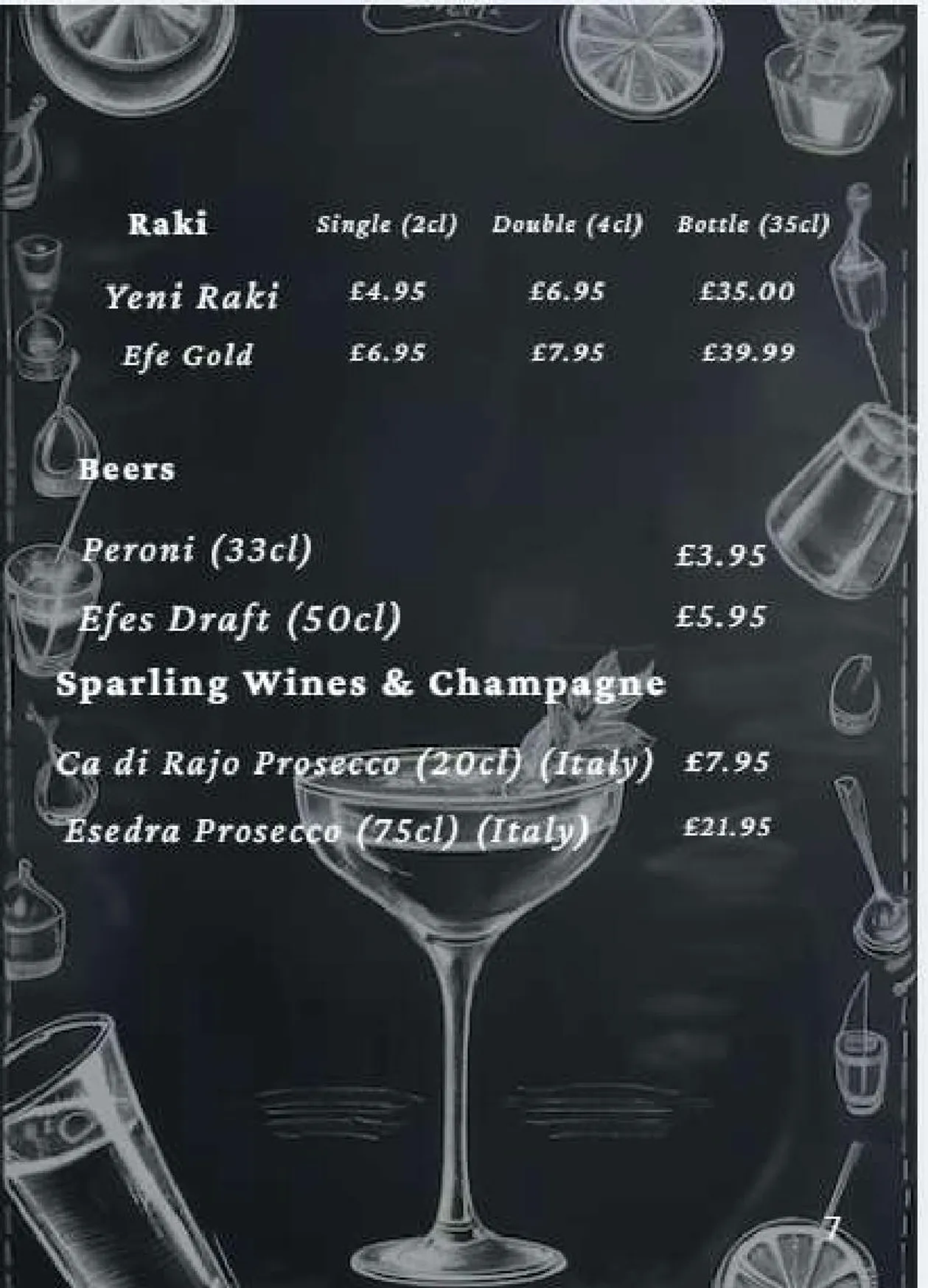 Nazende Mediterranean Oven menu, page 7