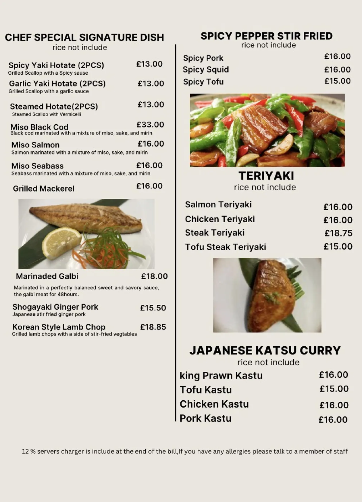 Doumo Fitzrovia menu, page 4