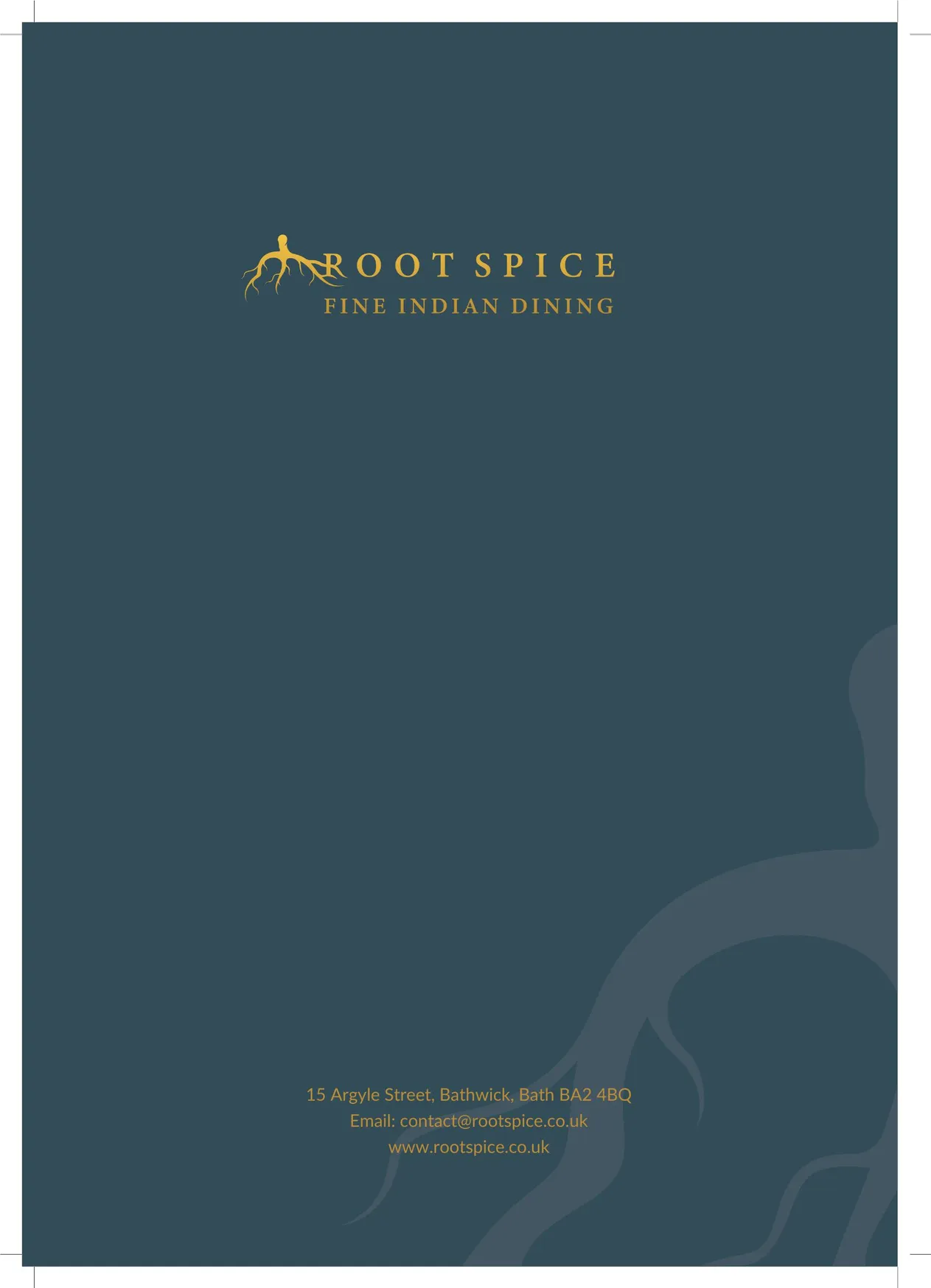 Root Spice menu, page 22