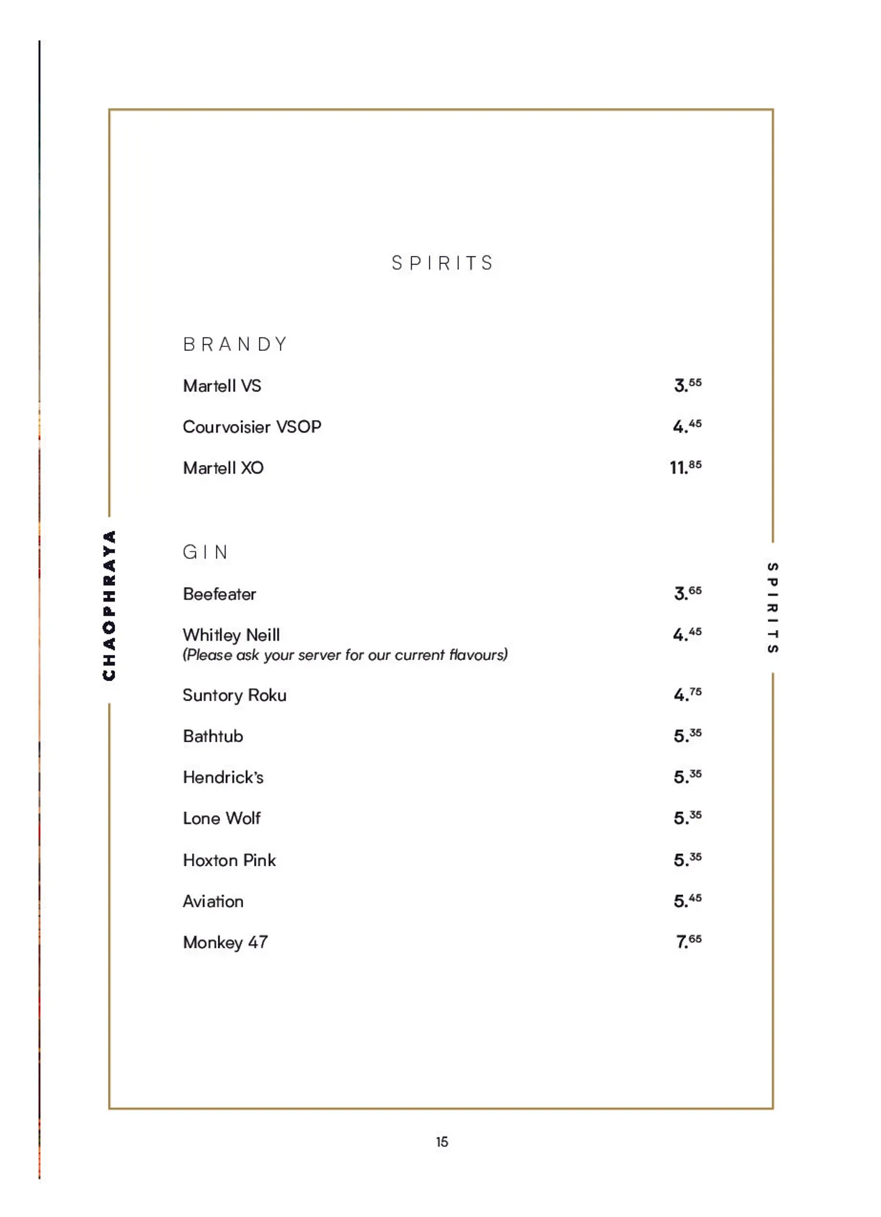 Chaophraya - Glasgow menu, page 20