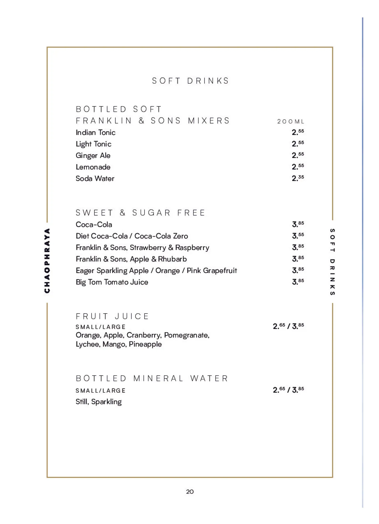 Chaophraya - Glasgow menu, page 25