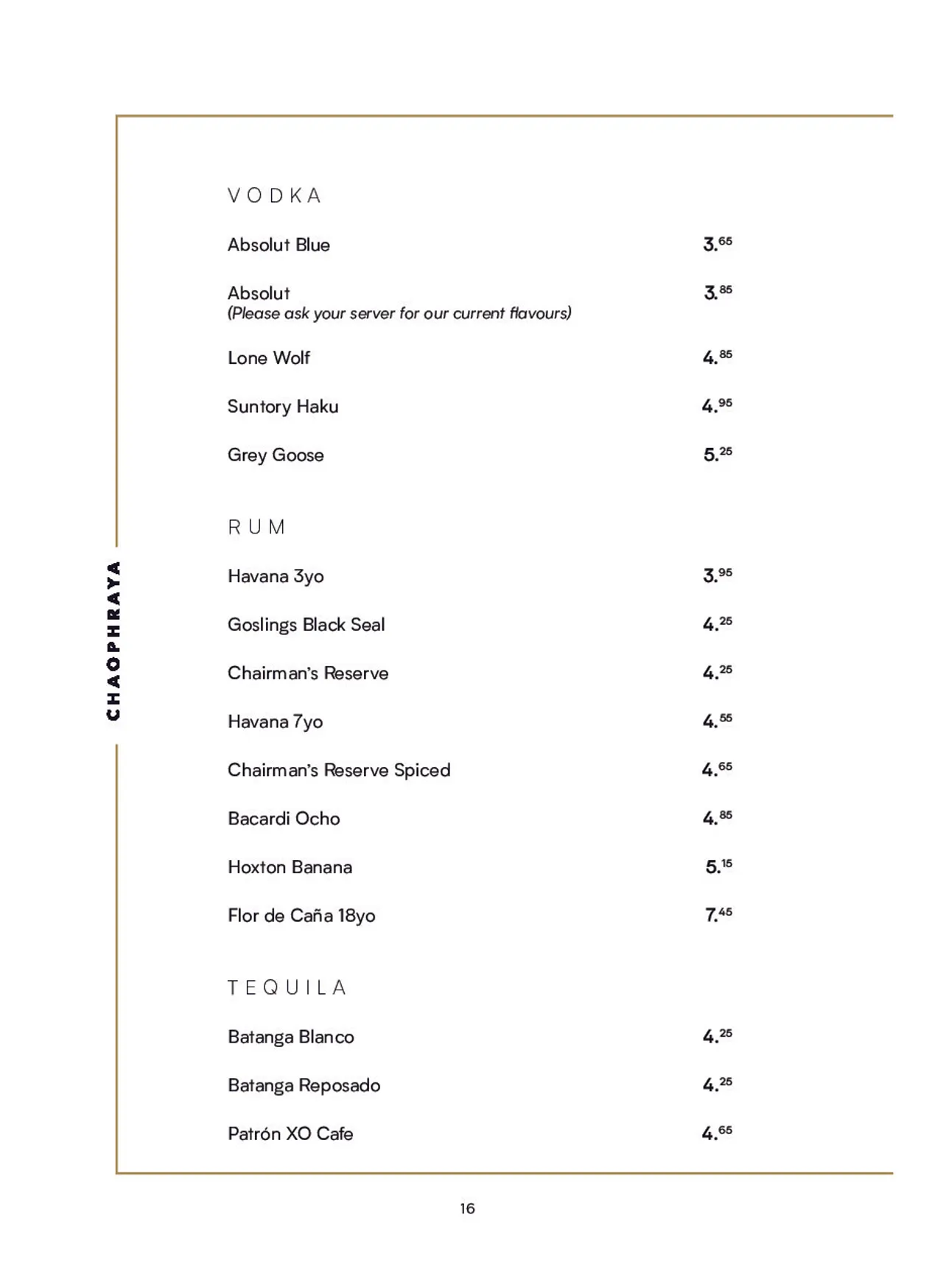 Chaophraya - Glasgow menu, page 21