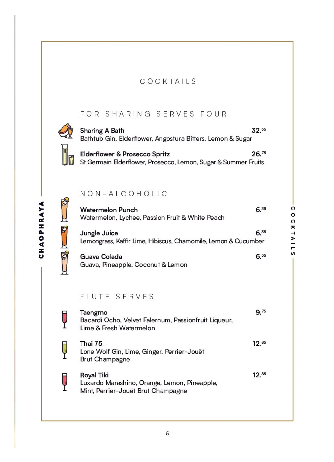 Chaophraya - Glasgow menu, page 10
