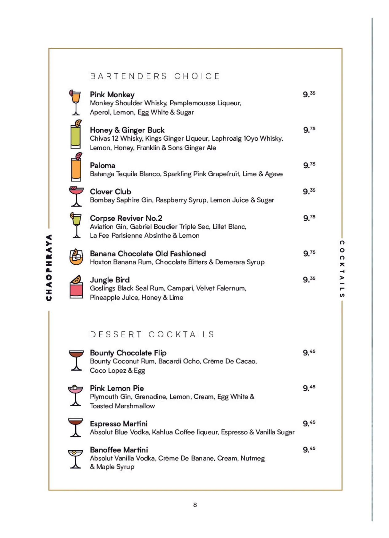 Chaophraya - Glasgow menu, page 13