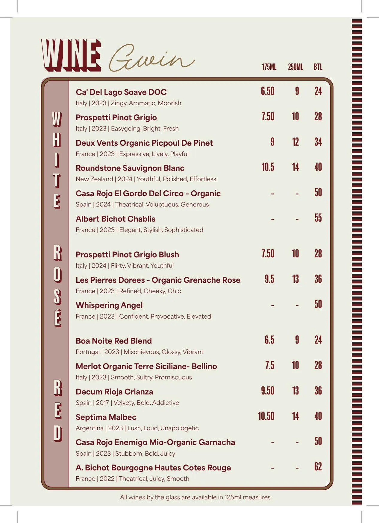 Piano Works menu, page 7