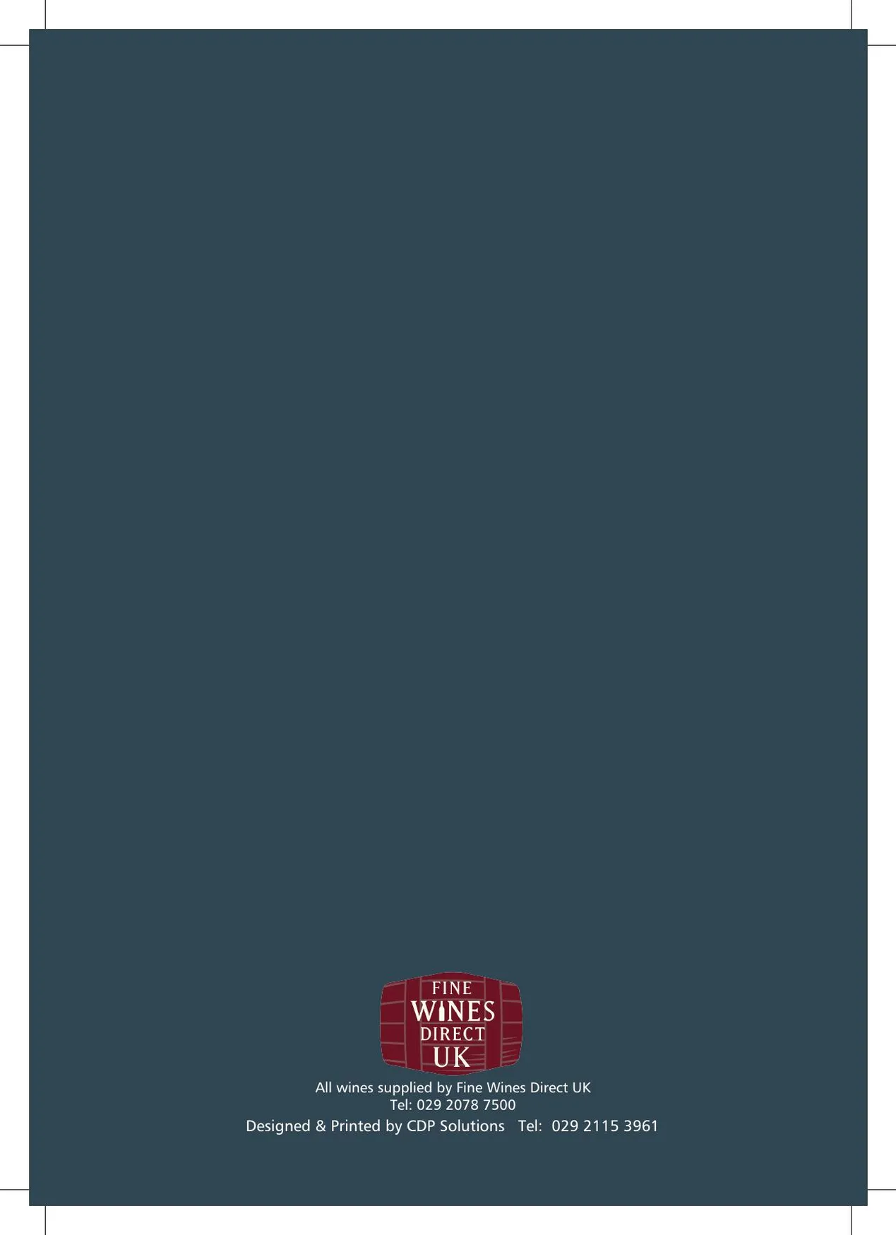 Root Spice menu, page 14