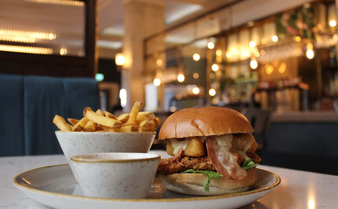 Enjoy British, Vegan options, Vegetarian options, Restaurant, Child friendly, Wheelchair accessible, Table service, Highchairs available, Free wifi, Private dining, $$, Families, Groups and Kids cuisine at Pitcher & Piano Cornhill in Cornhill, London