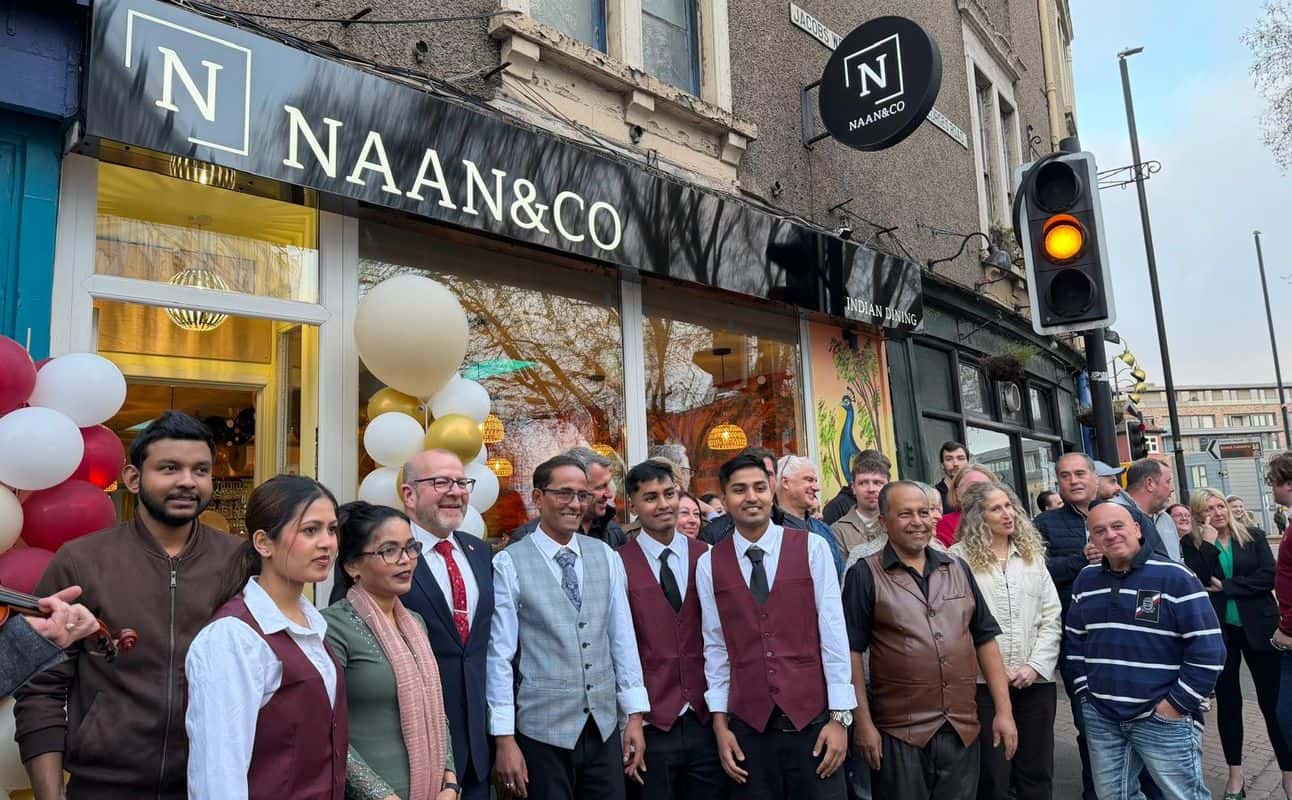 Enjoy Indian, Vegan options, Vegetarian options, Restaurant, $, Families, Local cuisine and Groups cuisine at Naan & Co Hotwells in Hotwells, Bristol