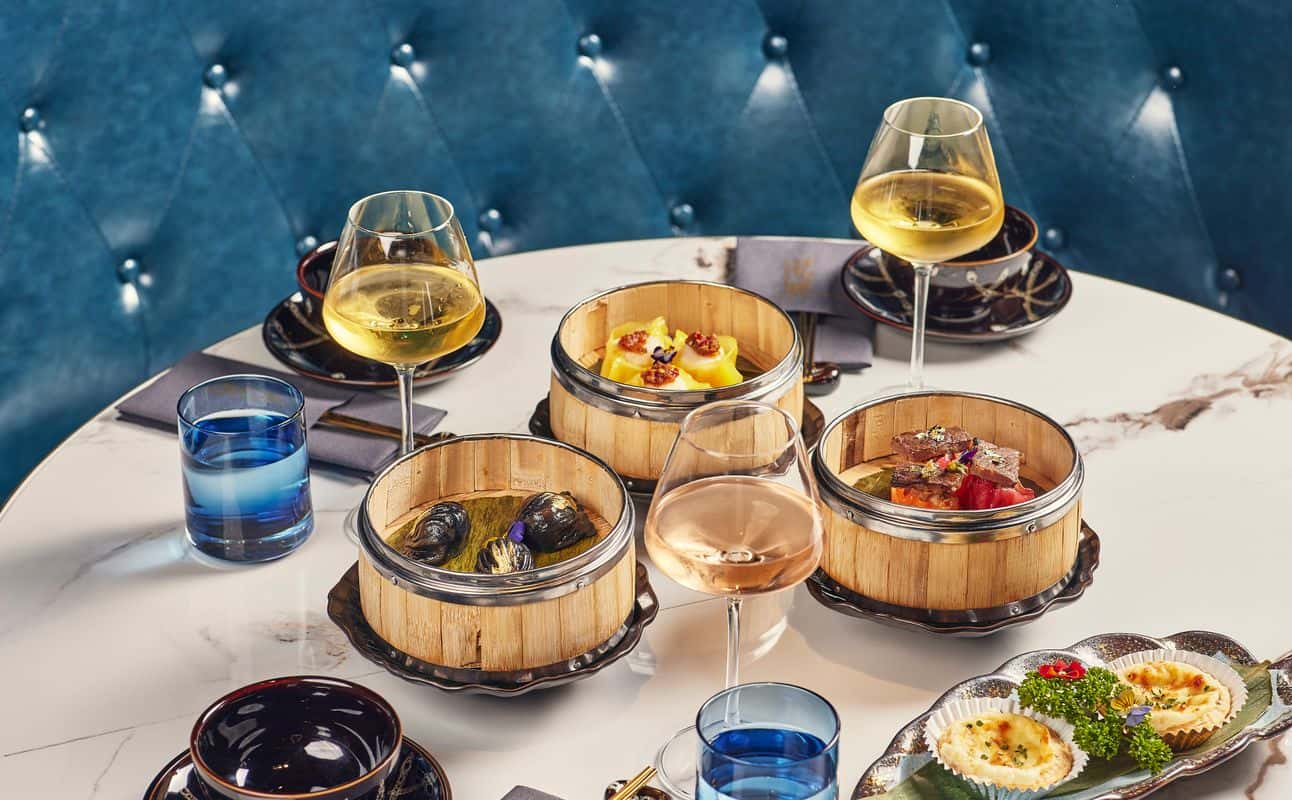 Enjoy Chinese, Asian, Vegetarian options, Vegan options, Gluten Free options, Restaurant, Private dining, Wheelchair accessible, Table service, $$, Groups, Families and Business meetings cuisine at Blue Pavilion in Leeds City Centre, Leeds