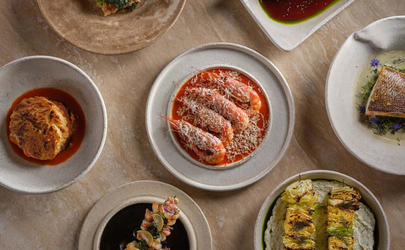 Enjoy Mediterranean, Greek, Vegetarian options, Vegan options, Restaurant, Table service, $$$, Groups, Families, Special occasion, Business meetings and Date night cuisine at Myrtos by Asimakis in South Kensington, London