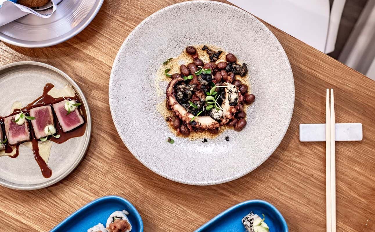 Enjoy Seafood, Sushi and Wine bar cuisine at RAW - Brick Lane in Spitalfields, London