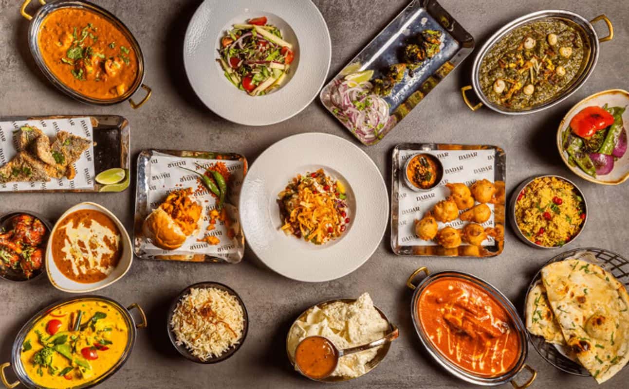 Enjoy Indian, Vegetarian options, Vegan options, Restaurant, Non-smoking, Table service, Highchairs available, $$, Families and Groups cuisine at Dadar in Altrincham, Manchester