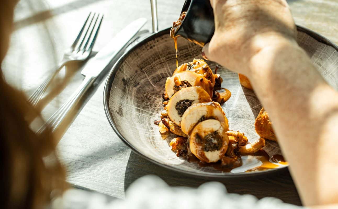 Enjoy British, Gluten Free options, Vegan options, Vegetarian options, Hotel restaurant, Highchairs available, Free wifi, Table service, $$, Families and Groups cuisine at Cyan at The Grand in Brighton