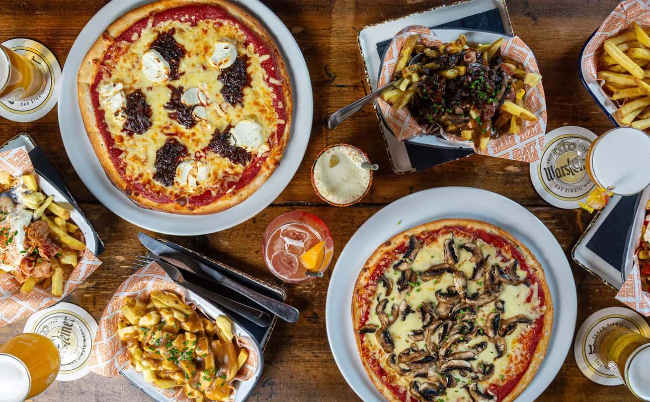 Enjoy Pizza, Canadian, Gluten Free options, Vegan options, Vegetarian options, Restaurant, Bars & pubs, Dog friendly, Free wifi, Highchairs available, $$, Bar scene, Groups, Craft beer and Date night cuisine at The Boston Arms in Woodseats, Sheffield