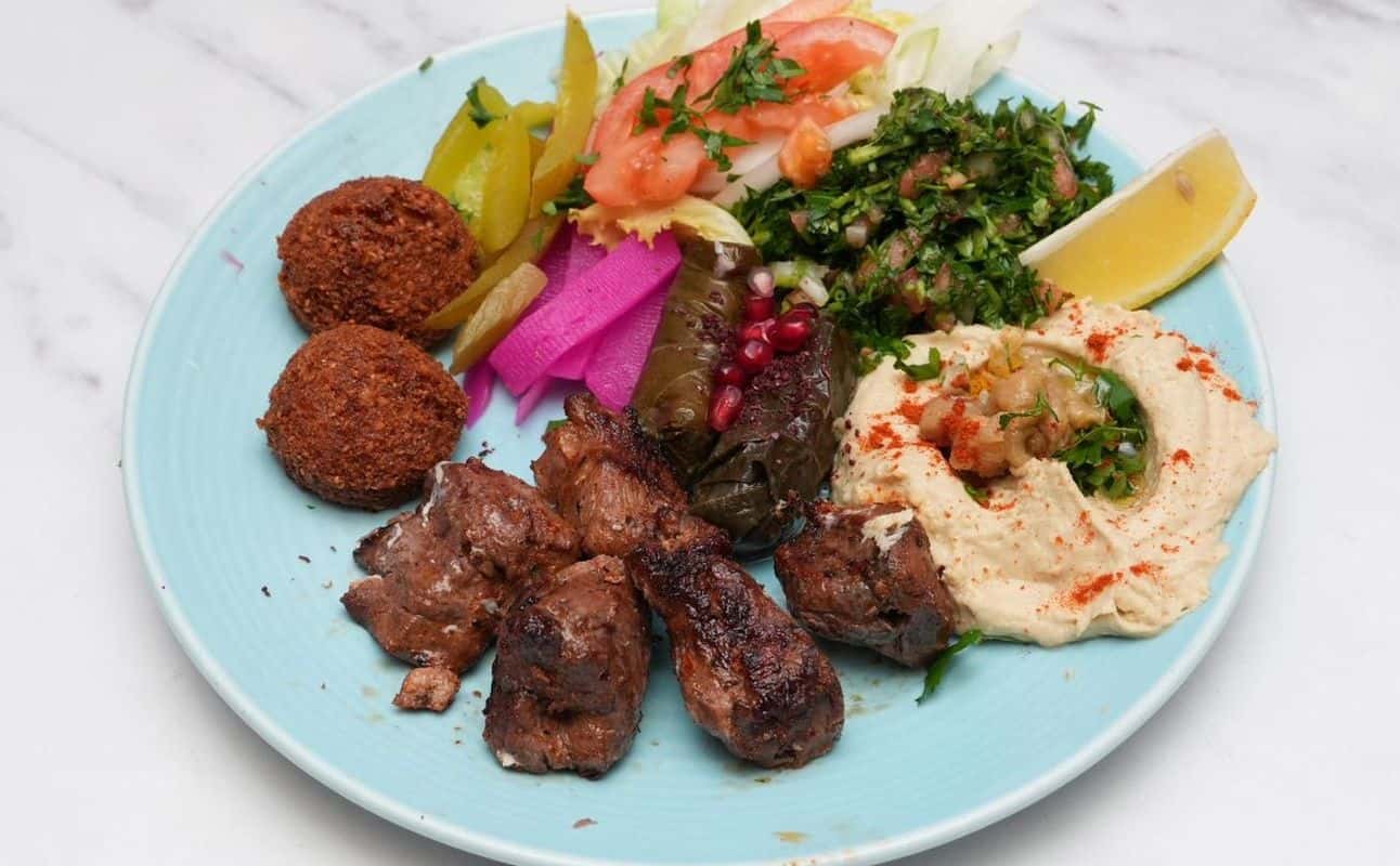 Enjoy Lebanese, Gluten Free options, Vegan options, Vegetarian options, Restaurant, Child friendly, Indoor & outdoor seating, $$, Families and Groups cuisine at Beirut by Bite in Queen's Park, London