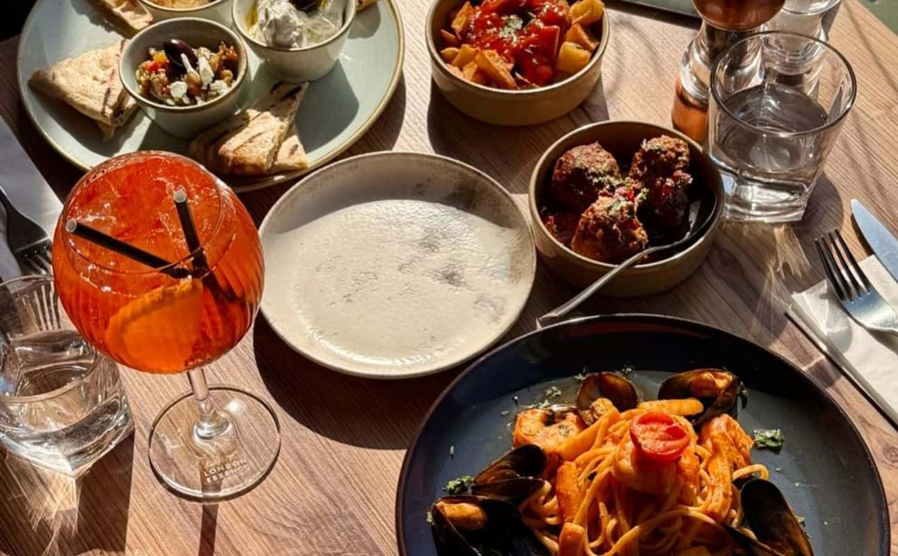 Enjoy Mediterranean, Spanish, Greek, Gluten Free options, Vegan options, Vegetarian options, Restaurant, Highchairs available, Table service, $$, Families, Groups, Business meetings and Special occasion cuisine at La Casa Leith in Leith, Edinburgh