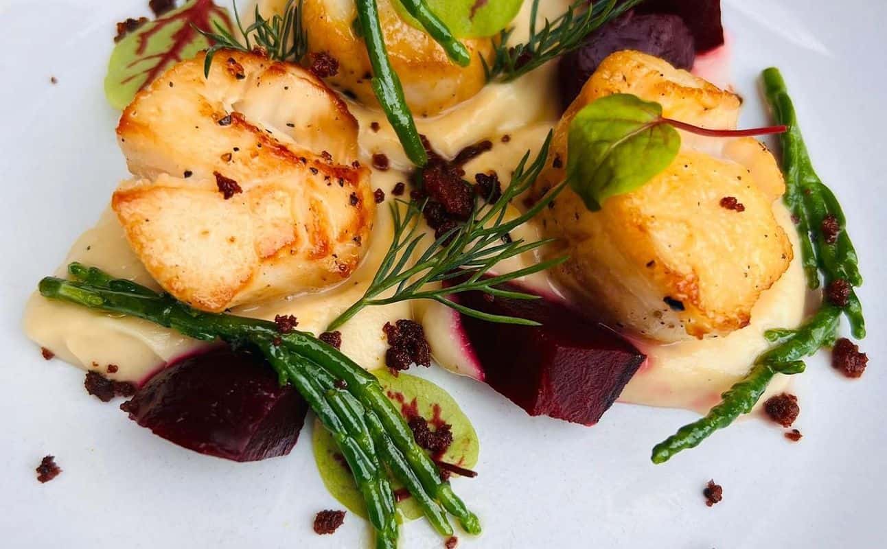 Enjoy European, British, Vegetarian options, Vegan options, Gluten Free options, Restaurant, Indoor & outdoor seating, $$$, Live music, Families and Groups cuisine at The Wet Fish Cafe in West Hampstead, London