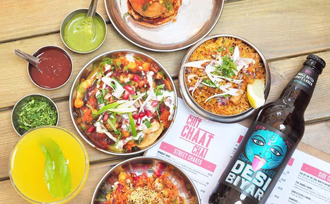 Enjoy Indian and Street Food cuisine at Chit Chaat Chai in Wandsworth, London