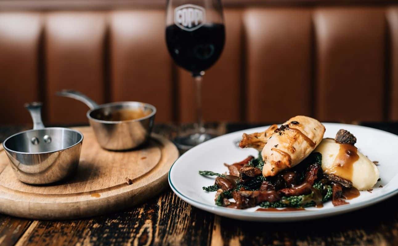 Enjoy Italian, Vegan options, Vegetarian options, Gluten Free options, Restaurant, Indoor & outdoor seating, $$$, Families and Groups cuisine at Coppi in Cathedral Quarter, Belfast