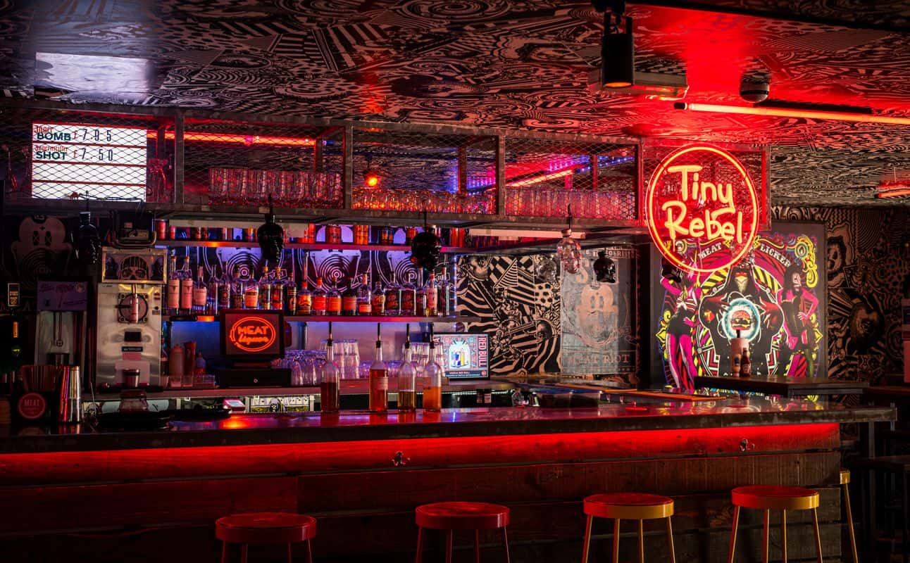 Enjoy American, Vegetarian options, Vegan options, Restaurant, Dog friendly, Free wifi, Highchairs available, Non-smoking, Table service, Wheelchair accessible, $$ and Groups cuisine at MEATliquor Brighton in Brighton City Centre, Brighton